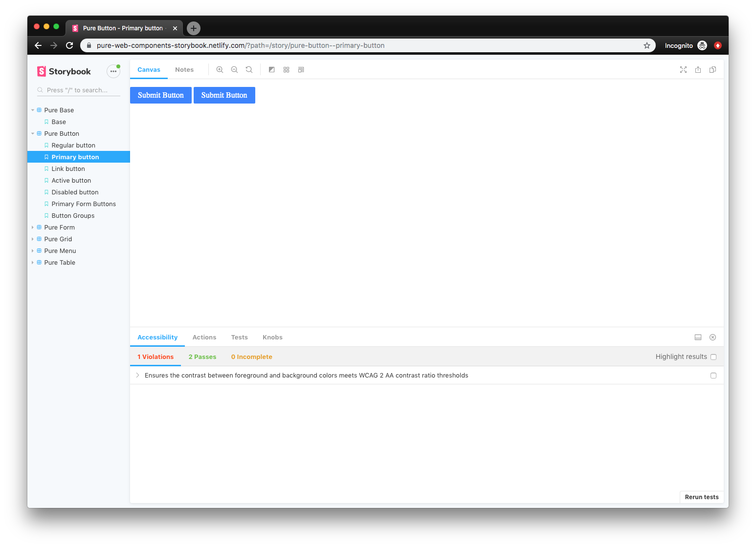 Example of color accessibility in action
