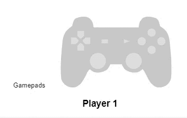 A GIF of a Dualshock 2 gamepad in grey with buttons lighting up in blue when pressed