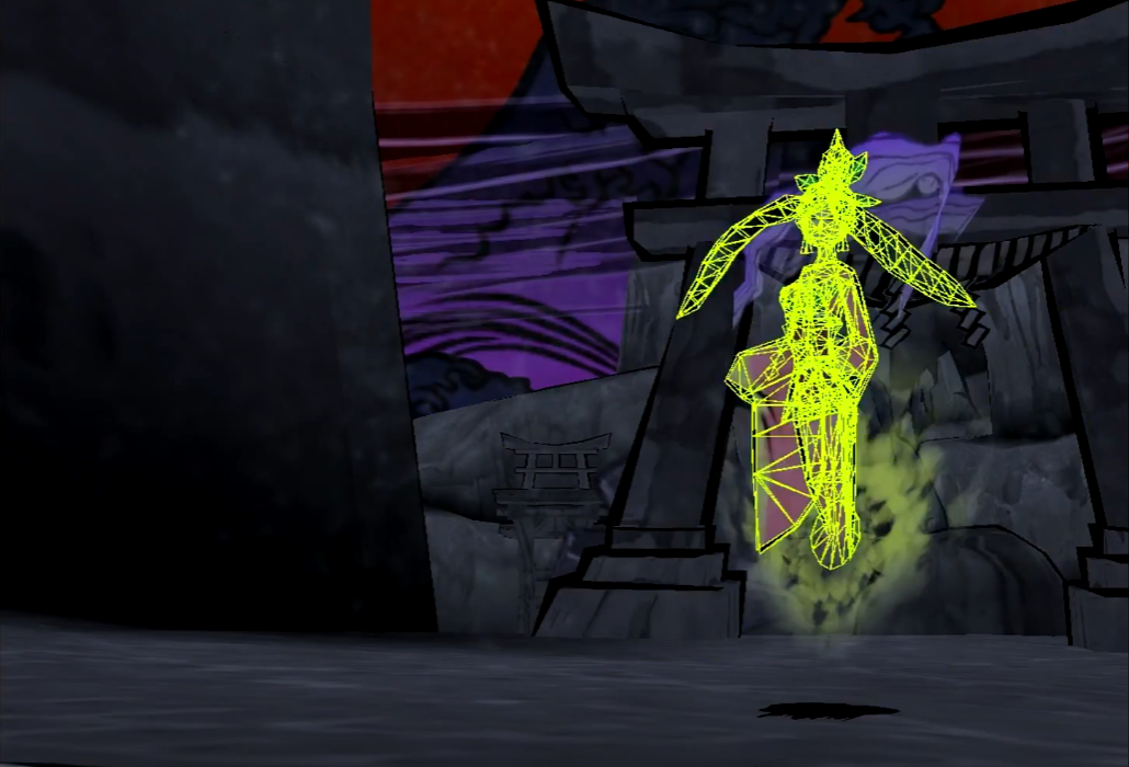 Screenshot of the render breakdown of Okami - before post processing render pass