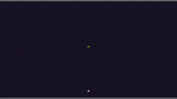 GIF of a the Bevy game rendering a fullscreen tiled background animated to scroll downwards.