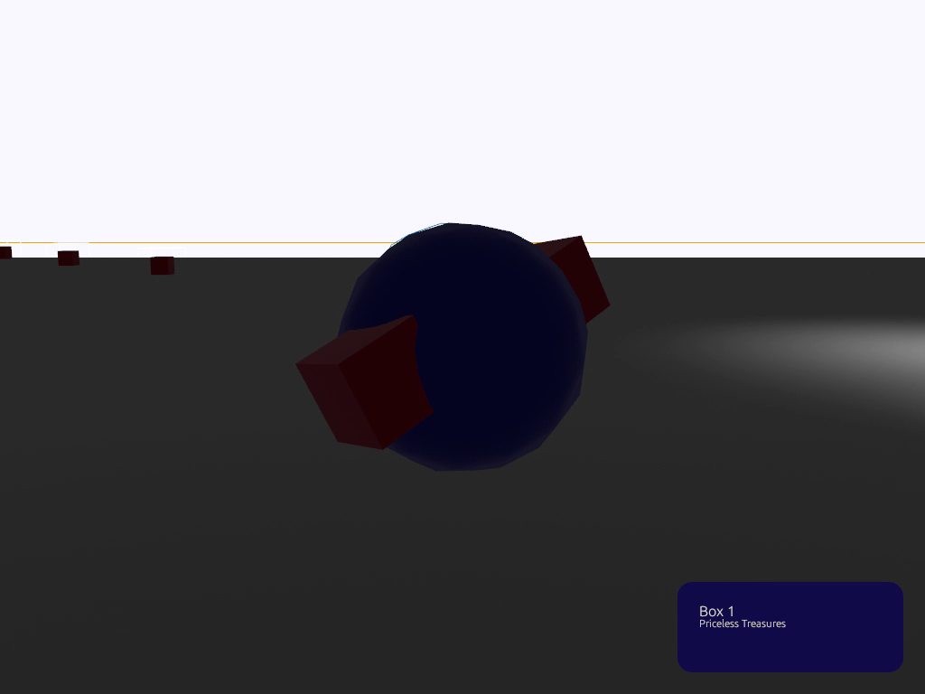 Screenshot of the game with the notification in bottom right