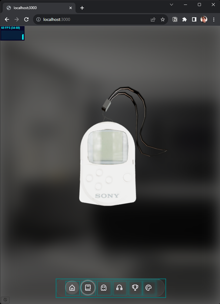 Example of debug mode of my custom focus navigation